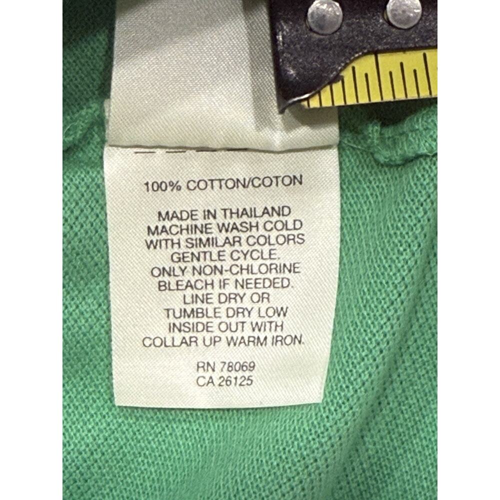 NWT Callaway Polo Golf Shirt Mens Large Kelly Green 100% Cotton Short Sleeve - Picture 9 of 10